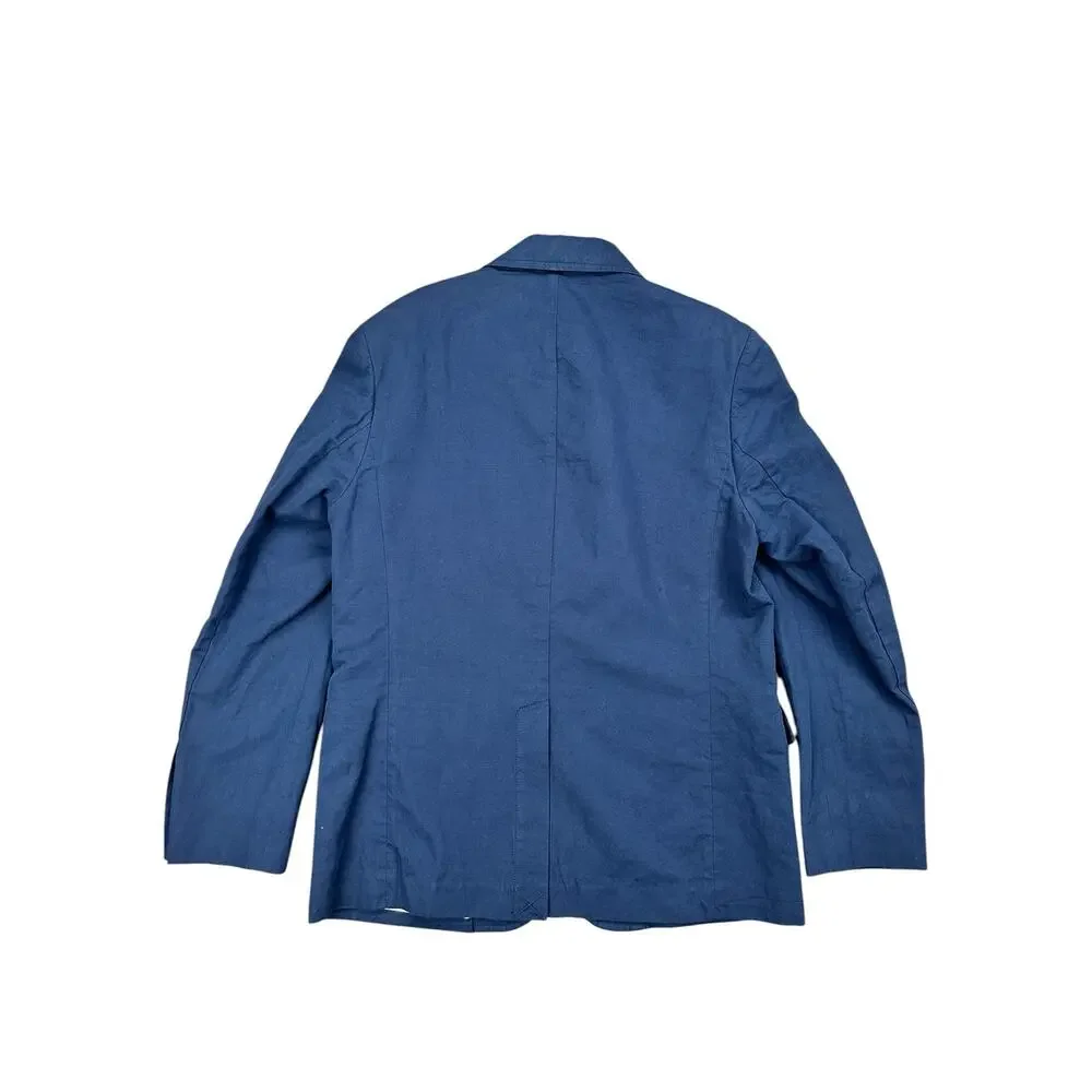 Alex Mill Cotton Linen Cooper Blazer Navy NWT — Size Medium